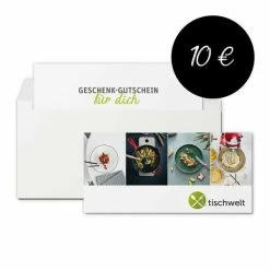 Tischwelt Geschenk Gutschein 10 €