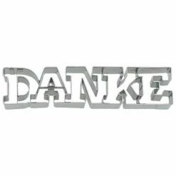 RBV Birkmann Ausstecher Danke 15,5 Cm Edelstahl Mit Innenprägung