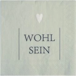 Räder Servietten 25x25 Cm Cocktailservietten Wohlsein