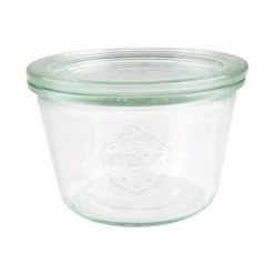 Weck Einmachglas M. Deckel 370ml Sturzform 6er Pack