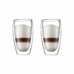 Bodum Latte-Macchiato-Glas 0,45 L 2er-Set Pavina