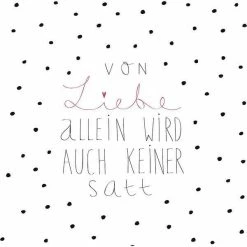 Räder Serviette 33 X 33 Cm Von Liebe Allein Wird Auch...