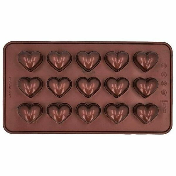 RBV Birkmann Pralinen-/ Schokoladenform 2-t Herz Silikon 21 X 11,5 Cm 4 RBV Birkmann Pralinen-/ Schokoladenform 2-t Herz Silikon 21 X 11,5 Cm - Image 2