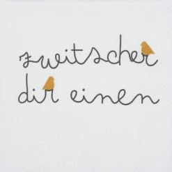 Räder Serviette 25x25cm Zwitscher Dir Einen