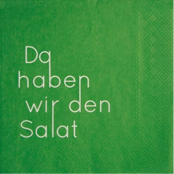Räder Servietten 33x33 Cm Da Haben Wir Den Salat 3 Räder Servietten 33x33 Cm Da Haben Wir Den Salat