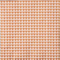 Räder Servietten 25x25 Cm Herzen Gold