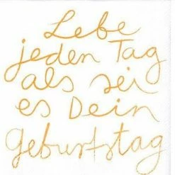 Räder Servietten 25x25 Cm Lebe Jeden