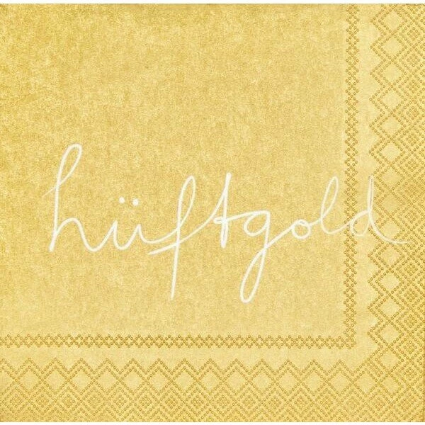 Räder Servietten 25x25 Cm Hüftgold Gold 3 Räder Servietten 25x25 Cm Hüftgold Gold