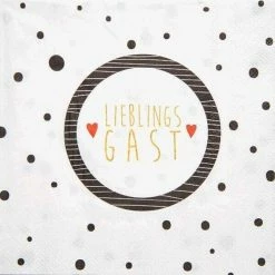 Räder Servietten 33x33 Cm Lieblingsgast