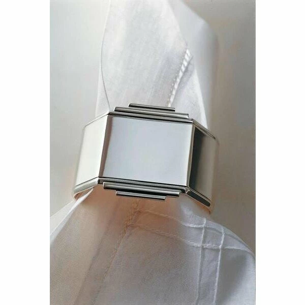 Robbe & Berking Serviettenring Art Deco 925 Sterlingsilber Poliert 4 Robbe & Berking Serviettenring Art Deco 925 Sterlingsilber Poliert - Image 2