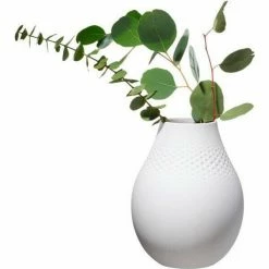 Villeroy & Boch Vase 20 Cm Manufacture Collier Blanc Perle